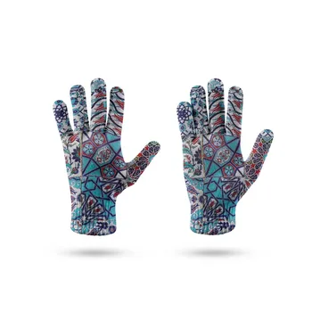 3D מודפס כפפות יוניסקס כפפת אקריליק פוליאסטר אצבעות כפפות חורף למבוגרים היד כפפות גינון איכותי