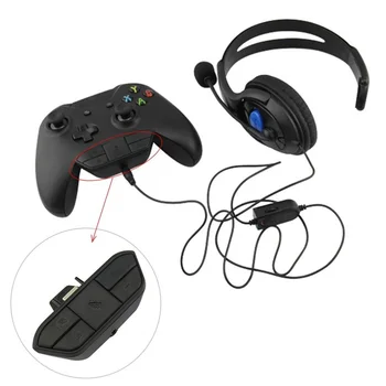 השחור החדש אוזניות סטריאו מתאם אודיו מתאם לאוזניות ממיר עבור ה-Xbox אחד, בקר משחק אלחוטי
