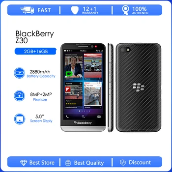 BlackBerry Z30 מחודשים-מקורי Z30 טלפון נייד ליבה כפולה 4G WiFi 8MP 5.0