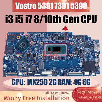 עבור Dell Vostro P114G 5390 מחשב נייד לוח אם 18769-1 0V61H1 02PKCV 059XGG 027GM I3 I5 I7 8/10 4G 8G המחברת Mainboard