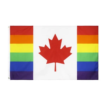 100 יח '/הרבה הקשת הקנדי דגל הגאווה של קנדה להט 