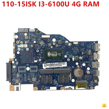 השתמשו 5B20M41058 BIWP4 P5 לה-D562P עבור Lenovo Ideapad 110-15ISK מחשב נייד לוח אם SR2EU I3-6100U 4G RAM 100% עובד