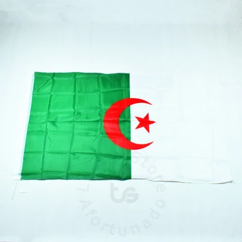 אלג ' יריה 90*150 סנטימטרים דגל דגל דגל לאומי עבור פסטיבל בשביל לפגוש,מצעד,מסיבה.תלוי,קישוט