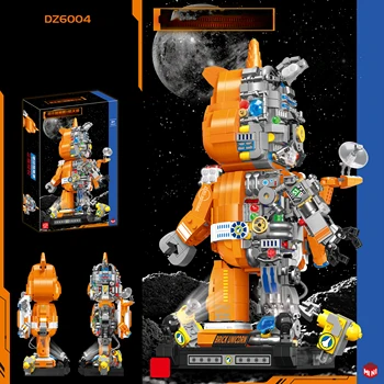 לוז רובוט Unicorn מיני יהלום בניין סייבורג לבנים חלל אסטרונאוט להרכיב מודל אוסף צעצועים לילדים מתנות