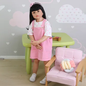 98cm עגולה משותפת בובה בן 3-4 שנים קניון מודל סימולציה בובת ילדה יצירתית עיצוב האישיות