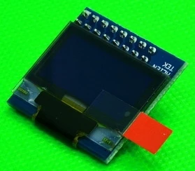 0.96 אינץ 16PIN 8 סיביות צהוב כחול OLED מודול SSD1306 לנהוג IC 128*64 מקבילים IIC ממשק SPI 3.3 V