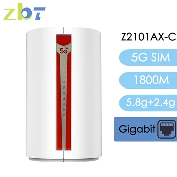 ZBT 5G נתב Openwrt Wifi6 5G העולמי מודם 1800Mbps כרטיס ה-Sim סמארטפון Gigabit LAN Dual Band 5.8 GHz 2.4 G אלחוטי לאינטרנט WiFi
