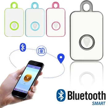 אנטי-אבוד מאתר מפתחות Bluetooth ילד מחמד הארנק מיני מחזיק מפתחות Tracker מרחוק Keyfinder איתור Keyring אחד-לחץ על תמונה לוקח