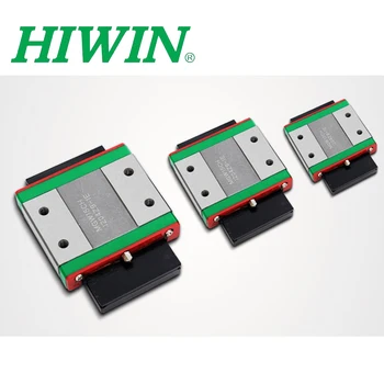 100% מקוריים HIWIN מדריך ליניארי הנושאת HGW20HC slidler בלוק HIWIN ליניארי רכבת מדריך HGR CNC חלקים