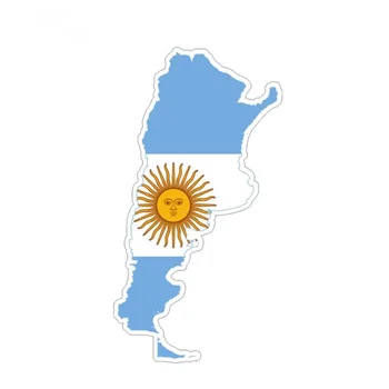 אישיות ארגנטינה המפה הדגל הרכב מדבקה ויניל PVC מדבקות אביזרי רכב 14.2 ס 