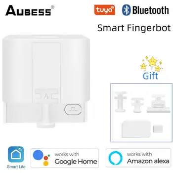 Tuya Bluetooth Fingerbot בנוסף חכם החלפת כפתור בית חכם חכם החיים אפליקציה של שליטה מרחוק עובד עם אלקסה הבית של Google אליס