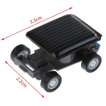 מיני המכונית הסולארית הגאדג ' ט הקטן ביותר אנרגיה סולארית מכונית צעצוע רייסר חינוכי שמש מופעל על צעצוע Energia השמש צעצועים לילדים קריקט