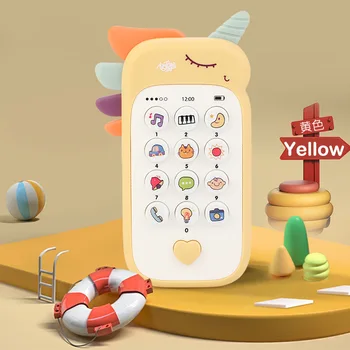 ה-Z30 התינוק טלפון צעצוע קול מוסיקה טלפון ישן צעצועים עם Teether סימולציה צעצועים הטלפון התינוק מוקדם צעצוע חינוכי ילד מתנות