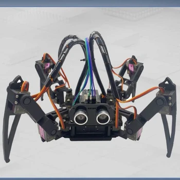 1Set גזע תכנות רובוט אינטליגנטי Diy אלקטרוני מכני ערכת הרכבה שחור פלסטיק אלקטרוניקה הרכבה קיט