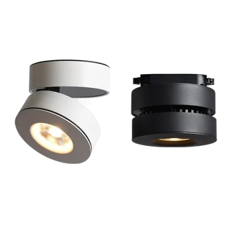 איכות גבוהה Dimmable צמודי LED Downlights 10W 12W COB LED מנורת תקרה אורות ספוט AC110-220V תאורה פנימית המנורה