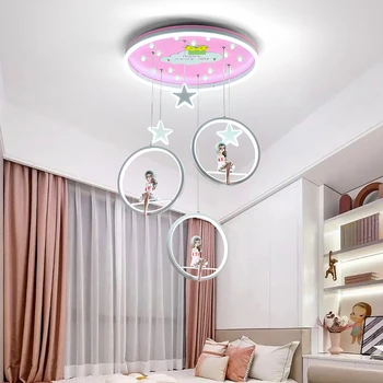 עיצוב חדר Led אמנות נברשת תליון אור מנורת ילדים נורדי בבית האוכל המקורה התקרה תלוי במקום המגורים קישוט הבית