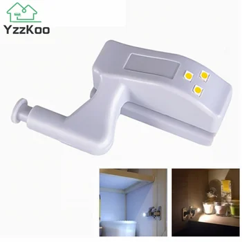 YzzKoo LED פנימית ציר מנורה, ארון אינדוקציה אורות המלתחה בארון חיישן אורות חדר השינה המטבח בארון הוביל מנורת לילה