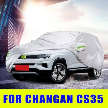 אטימות מלאה המכונית מכסה חיצוני שמשיה Dustproof שלג על Changan CS35 2012-2017 בנוסף 2019 2020 2021 אביזרים