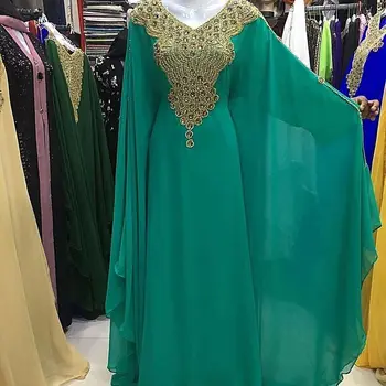 נשים מעודנות שרוול ארוך שמלה דובאי Moroccon באבן, דובאי Kaftan Farasha Abaya 56 ס 