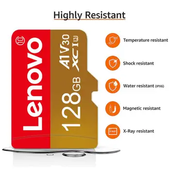 Lenovo כרטיס זיכרון 1TB 512GB 64GB 128GB 256GB במהירות גבוהה TF SD 256 128 64 ג ' יגה בייט כרטיס זיכרון פלאש על המצלמה הטלפון החכם