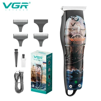 VGR שיער גוזז שיער מקצועי גוזם מתכוונן מכונת תספורת אלחוטית משק החשמל קליפר שיער לגברים V-953