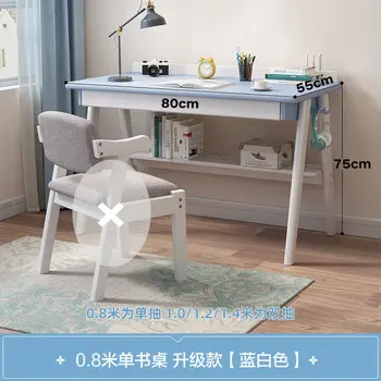 Aoliviya רשמי חדש פשוטה שולחן עץ מלא תוספות חדר שינה סגנון תלמיד משק הבית של הילדים ללמוד שולחן קטן בדירה פשוטה C