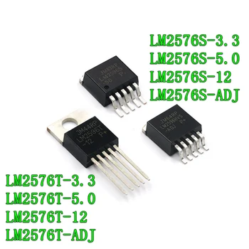 10PCS LM2576T-5.0 TO220 LM2576-5V ל-220 LM2576T-3.3 LM2576T-12 LM2576T-ADJ TO220-5 LM2576S-5.0 LM2576S-3.3 LM2576S-12V