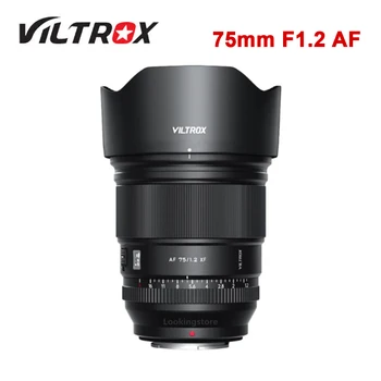 Viltrox 75mm F1.2 AF XF PRO פוקוס אוטומטי צמצם גדול עדשה עבור Fujifilm XF הר מצלמת פוג ' י X X-T4 T100 X-H2S XT30 X-Pro3