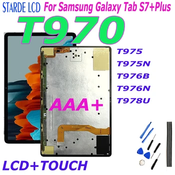 12.4 עבור Samsung Galaxy Tab S7 בנוסף S7+ T970 T975 T975N T976B T976N T978U תצוגת LCD מסך מגע דיגיטלית הרכבה T976 T978