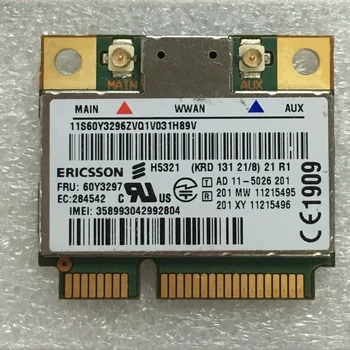 Ericsson H5321 חצי-MINI PCI-E כרטיס WWAN עבור Lenovo Thinkpad 230 T430 T430I W530 סדרה, FRU 60Y3297 04W3786