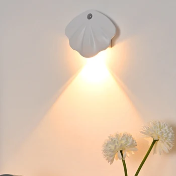 טעינה חדש LED חכמה עם פשוט יצירתי לבן/שחור אורות קיר מתאים האנושי חש חדרי שינה ללמוד חדרים