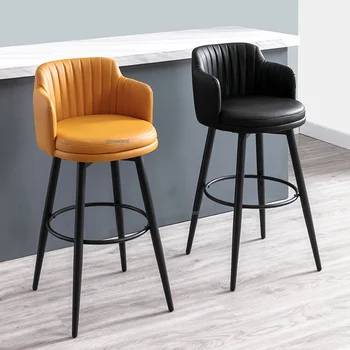 מודרני, כיסא מעור הקבלה שולחנות המסעדה יהירות נורדי גבוהה כסאות הבר השינה חיצונית Banqueta מרפסת ריהוט