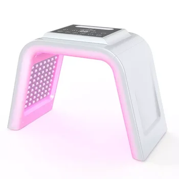 7 צבע LED פוטון חימום Threapy הפנים מסכת גוף המכונה סלון לשימוש ביתי התחדשות העור אקנה לעור טיפול לחות כלי