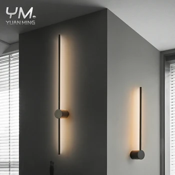 מודרני מינימליסטי LED מנורות קיר מקל ארוך אורות מנורות קיר עבור חדר לימוד המיטה האמבטיה למסדרון הול מטבח, תאורה פנימית