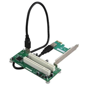כבל USB שולחן העבודה PCI-Express PCI-E PCI Adapter כרטיס Pcie כפולה של Pci חריץ הרחבה לכרטיס USB 3.0 להוסיף על כרטיס ממיר