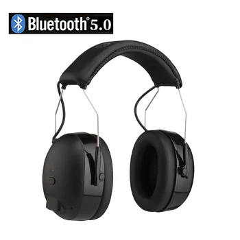 אלקטרונית אוזניות 5.0 Bluetooth אטמי אוזניים הגנת שמיעה אוזניות למוסיקה בטיחות הפחתת רעש טעינה