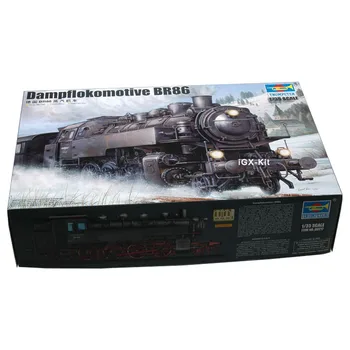 חצוצרן 00217 1/35 גרמנית Dampflokomotive BR86 רכבת קיטור אספנות צעצוע לילדים מלאכה פלסטיק הרכבה, בניית מודל הערכה