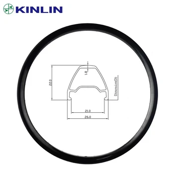 KINLIN באיכות גבוהה האולטרה אופניים רים 20 אינץ שפות 406 אופניים רים 24 חורים דיסק בלם הטבעת