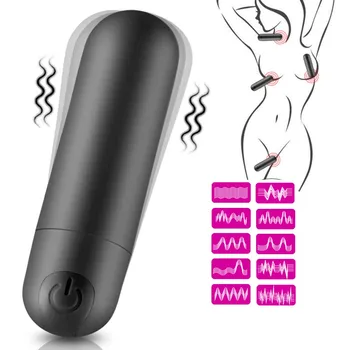 הדגדגן לגירוי 10 מהירויות מיני הכדור דילדו ויברטורים הנרתיק אנאלי לעיסוי USB לטעינה עבור מבוגרים נשים צעצועי מין לנשים