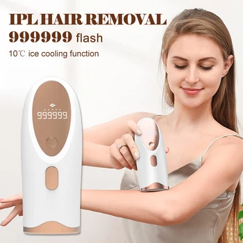 הלייזר מסיר שיער לנשים IPL להסרת שיער ללא כאבים קבוע Photoepilator חשמלי שיער לנשים פנים הגוף ביקיני