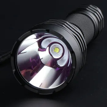 השיירה C8+ SST40 פנס LED 4 מצב 2000LM LED חזקה הפנס עמיד למים חיצוני קמפינג מנורה פנס על סוללה 18650