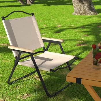 גן נייד כיסא קמפינג נסיעות פיקניק בסלון להירגע בפארק מחוץ כיסא הטרקלין המודרני ייחודי Silla De Playa רהיטים