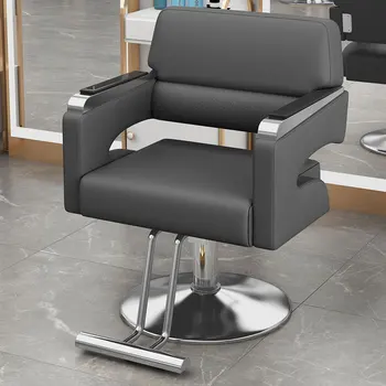 עיצוב שיער סלון המסתובב הספר כסאות סלון כורסה ספר כיסאות גלגל Cadeira Cabeleireiro רהיטים מסחריים YQ50BC