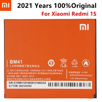 חדש באיכות גבוהה סוללה BM41 Xiaomi Redmi 1 1 2050mAh 3.8 V טלפון נייד Batterie נטענת מצבר במלאי