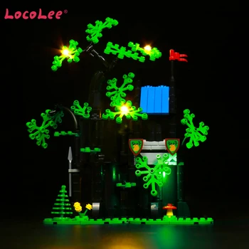 LocoLee אור LED ערכת עבור 40567 יער המחבוא אבני הבניין מוגדר (לא כולל דגם) לבנים DIY, צעצועים עבור ילדים.