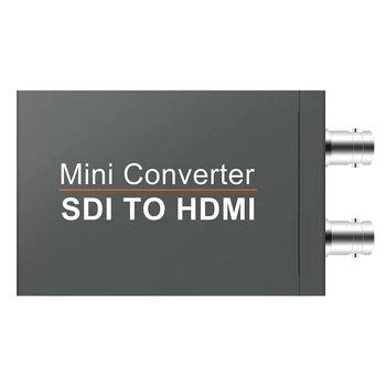 SDI ל HDMI+SDI ממיר עם מתאם מתח ה-3G HD SD-SDI וידאו ממיר אודיו מתאם למצלמה צג HDTV