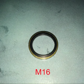 50 יח ' מתכת גומי מלוכדות o-טבעת לאטום מכונת כביסה פתח הניקוז אטם מתאים M16