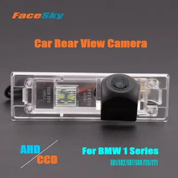 FaceSky המכונית מצלמה אחורית עבור ב. מ. וו סדרה 1 E81/E87 F20/F21 הגב האחורי Dash Cam יום א/CCD 1080P הפוכה אביזרים