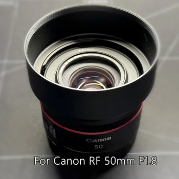 מתכת מכסה עדשה Canon RF 50mm 1.8 STM RF 50mm F1.8 עדשה עם חינם הוד קאפ