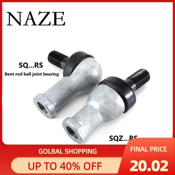 NAZE SQZ18RS ישר מוט או SQ18RS מעוקל רוד L סוג באיכות גבוהה יחיד כדור בראש סוף משותפת הנושאת SQ18 SQZ18 RS M18 18mm 1PC